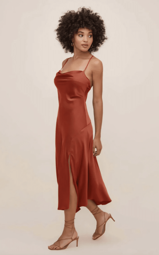 robe terracotta mariage
